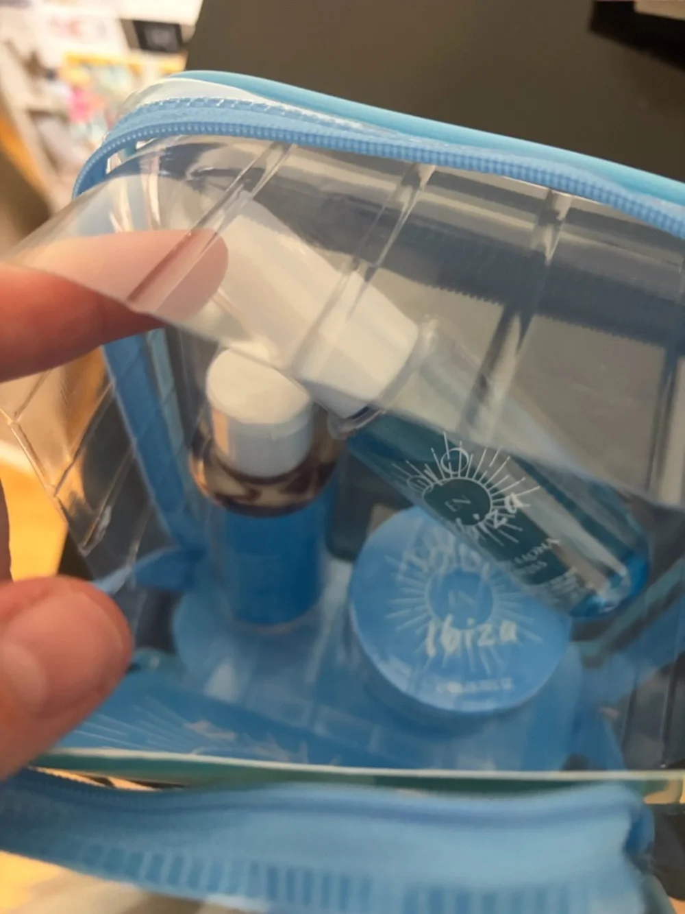 EN Blue Travel Beauty Set